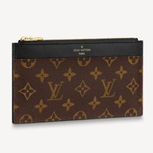 【最高峰美品】ルイヴィトン モノグラム スリムパース M80348 IC搭載 LOUIS VUITTON モノグラム スリム パース M80348 レディース長