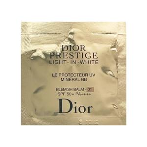 送料無料定形外郵便 ディオール DIOR プレステージ ホワイト ル プロテクター UV ミネラル BB01 5個×1ｍL（ミニサイズ/パウチ）｜COSME DNFAL