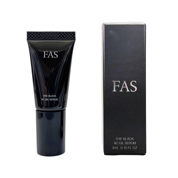 送料無料定形外郵便 ファス ＦＡＳ ザ ブラック エーシーオイルセラム 3mL（ミニサイズ）