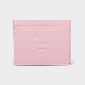 プラダ PRADA サフィアーノレザー カードケース（1MC025_2D1Q_F0E18）ピンク｜dnfal