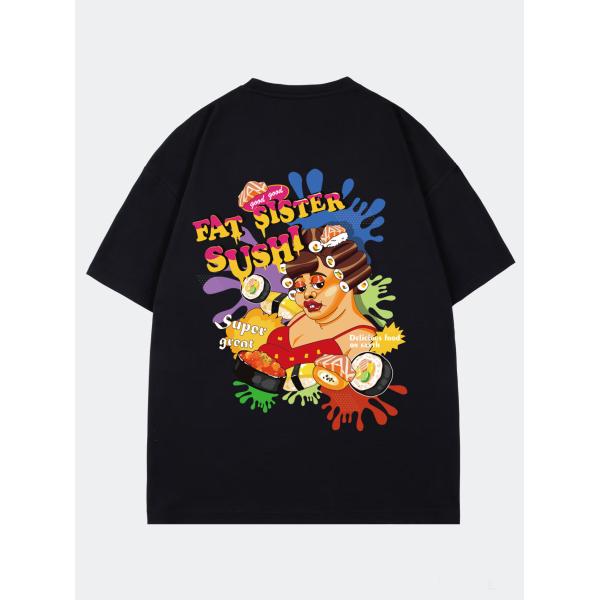 Tシャツ　寿司 グラマー姉