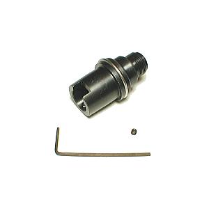 KM企画 マルイ電動ガン G3・MC51対応 サイレンサーアダプター 逆ネジ【G304RN】