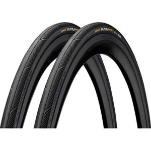 Continental コンチネンタル UltraSport3 ウルトラスポーツ3 クリンチャー 700x23C FB Black-Black 2本セット 並行輸入品｜dntj-store