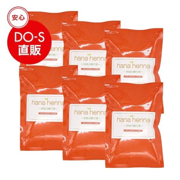 ハナヘナ（hanahenna）ナチュラル（ヘナ）100g　６個セット