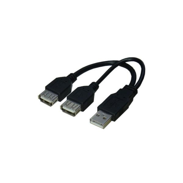 変換名人 USB分岐ケーブル (USBA/2)