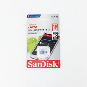 マイクロsdカード SanDisk サンディスク Ultra microSD UHS-I CARD class10 16GB (SDSQUNS-016G-GN3MN)｜do-mu