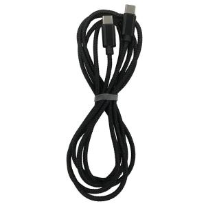 lazos(ラゾス) USB Type-CtoC 5A急速充電&データ通信ケーブル 2m ブラック (L-TCC5-BK2)｜do-mu