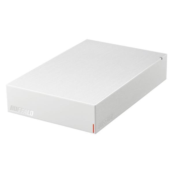 【外付けハードディスク】USB2.0 BUFFALO(バッファロー) 外付けHDD 4TB ホワイト...