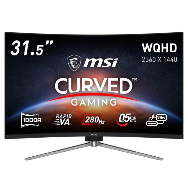 MSI (MPG-325CQRXF) 31.5インチ 240Hz WQHD 湾曲ゲーミングモニター ...