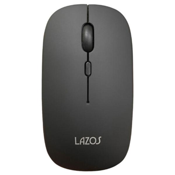 【新品】Lazos (L-BTM-B)ワイヤレスマウス Bluetooth/無線両対 ブラック
