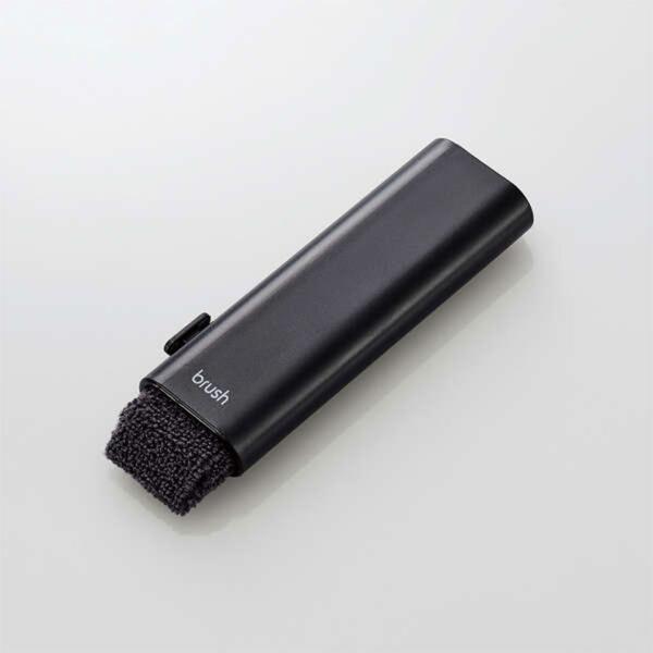 【新品】ELECOM (KBR-017AS)除電クリーニングブラシ＆クロス