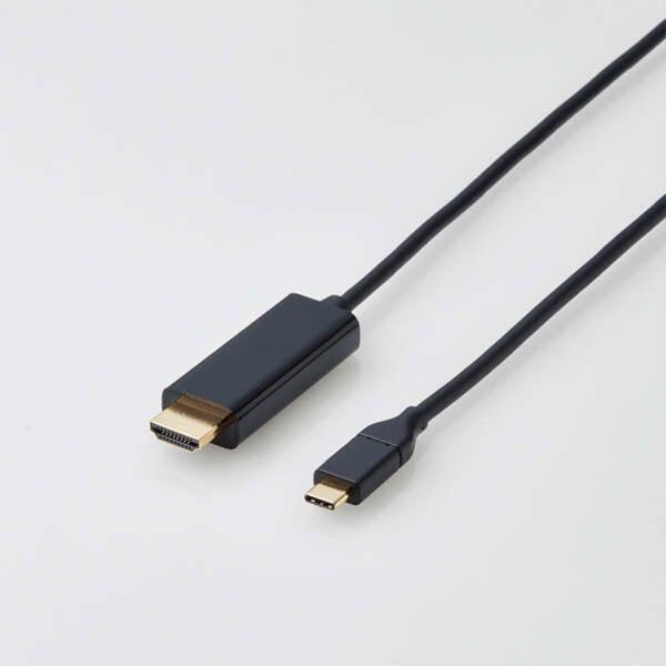 【新品】ELECOM (CAC-CHDMI10BK2) USB Type-C-HDMI変換ケーブル ...