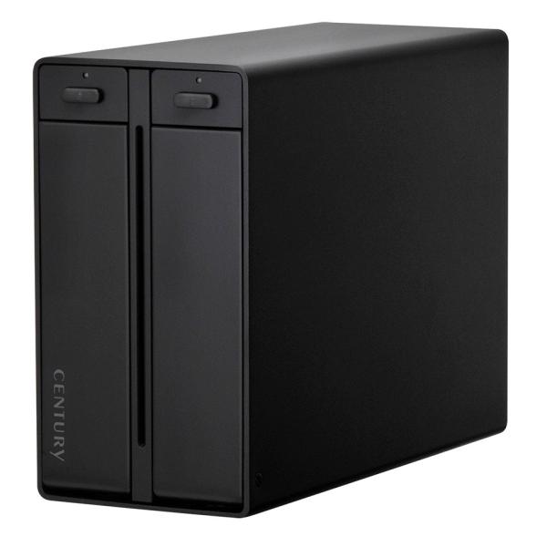 【新品】CENTURY (CRTS35U32C) 裸族のテラスハウス RAID USB3.2 Gen...