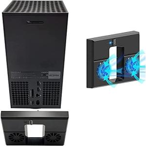 Xbox Series X コンソール用 USB 冷却ファン デュアル ファン と外部USBポートを備えた 冷却システム アクセサリ