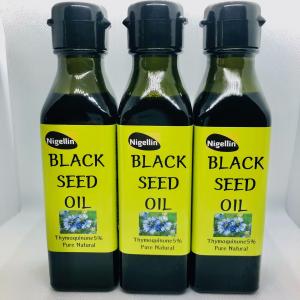 ブラッククミンシードオイル120ml (3個セット）有効成分チモキノン５％高配合　Nigellin　自然栽培