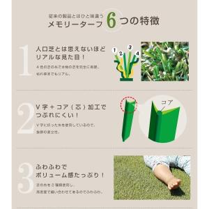 人工芝 メモリーターフ 形状記憶 2m × 5...の詳細画像1