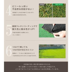 人工芝 メモリーターフ 形状記憶 2m × 5...の詳細画像2