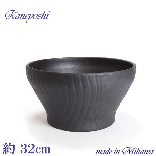 植木鉢 おしゃれ 安い 陶器 サイズ 31cm ナチュラル木目 10号 ブラウン 室内 屋外 茶 色