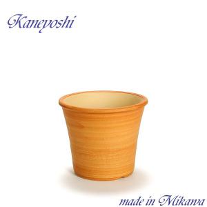 植木鉢（陶器） 植木鉢 おしゃれ 安い 陶器 サイズ 32cm ロックガーデン 10号 オレンジ