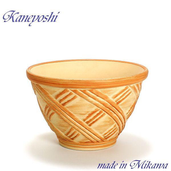 植木鉢 おしゃれ 安い 陶器 サイズ 31cm フラワークロス 10号 オレンジ 室内 屋外 レンガ...