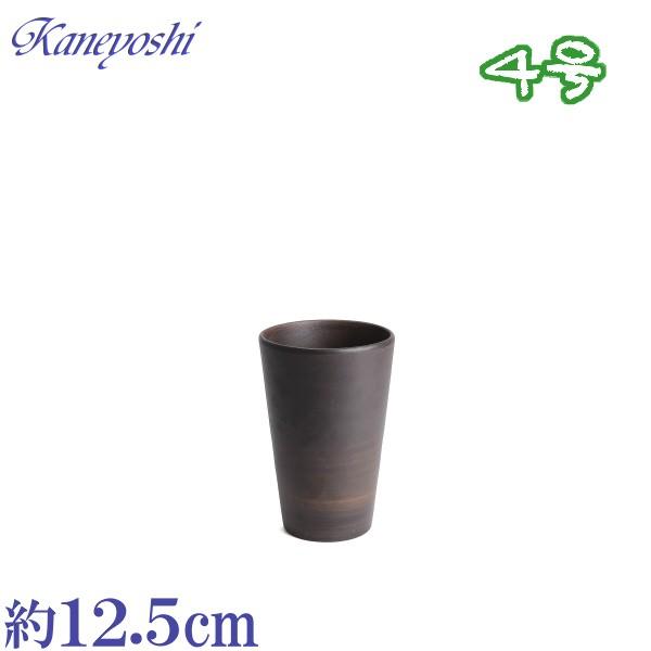 植木鉢 おしゃれ 安い 陶器 サイズ 12.5cm ハーモニー 4号 ブラウン 室内 屋外 茶 色
