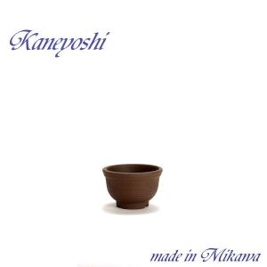植木鉢 おしゃれ 安い 陶器 サイズ 10cm 山草鉢 3.5号 室内 屋外 ブラウン 茶 色