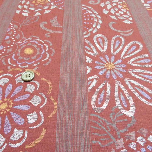 サザンクロスプリント(幾何華合せ紋　赤)