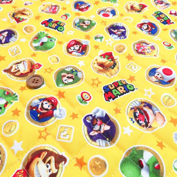 スーパーマリオ　オックスキルティング(イエロー)