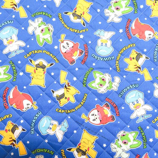 ポケットモンスター　オックスキルティング(紺)