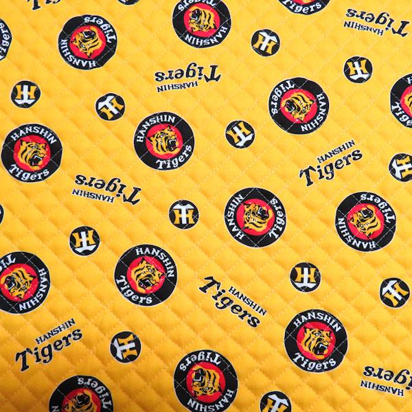 阪神タイガース　オックスキルティング(猛虎　イエロー)