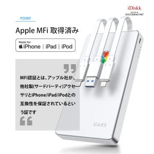 iDiskk Apple認証 MFI 認証 2...の詳細画像5
