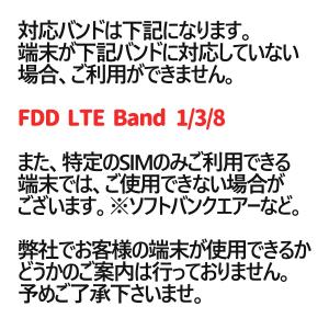 日本 プリペイド SIMカード SoftBan...の詳細画像5