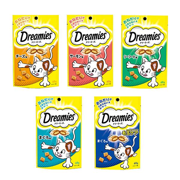 マース ドリーミーズ １袋60g 各種 猫 用スナック間食 Dreamies 管理番号112501