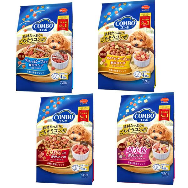 日本ペットフード コンボ 具材たっぷり ごちそうコンボ ドッグフード１袋（小分けパック４袋入）720...