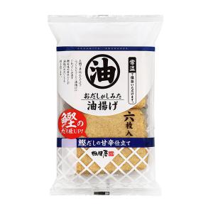 相模屋 おだしがしみた油揚げ 鰹だしの甘辛仕立て 6枚入