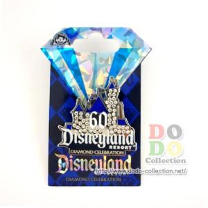 Disney ディズニーランド60周年限定 ミッキー DLロゴ ピンバッジ