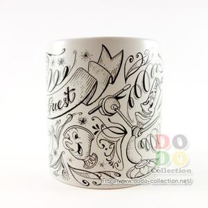美女と野獣 メインデザイン 陶器製 Big マ...の詳細画像1