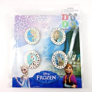 アナと雪の女王　ピンバッジ4点セット　アメリカディズニーパーク限定　グッズ　お土産
