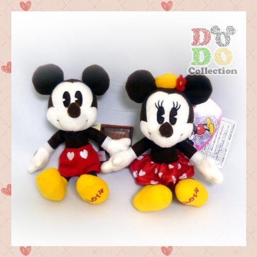 ミッキー＆ミニー　ぬいぐるみバッジ　ディズニースウィートラブ　2014年　東京ディズニーリゾート　限...