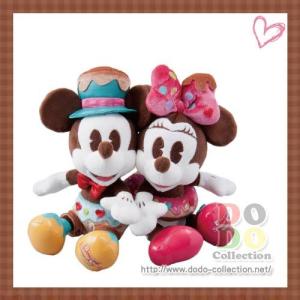 Disney（ディズニー） ミッキー＆ミニー ぬいぐるみバッジ ペアセット