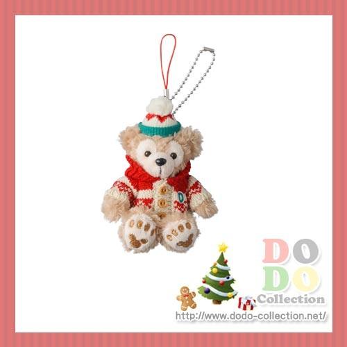 ダッフィー　ぬいぐるみストラップ　ダッフィーのクリスマス2015　東京ディズニーシー　クリスマス　限...