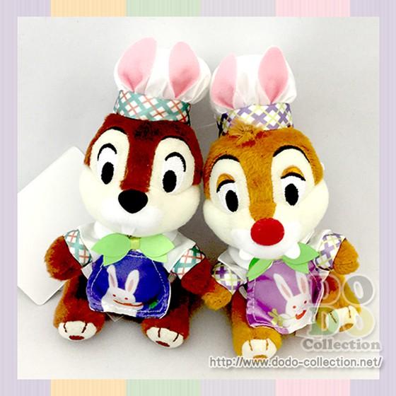 チップ＆デール　ぬいぐるみバッジ　ディズニー　イースター　2016年　東京ディズニーランド　限定　グ...