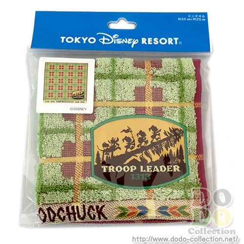 キャンプ・ウッドチャック　ミニタオル　東京ディズニーランド限定　グッズ　お土産