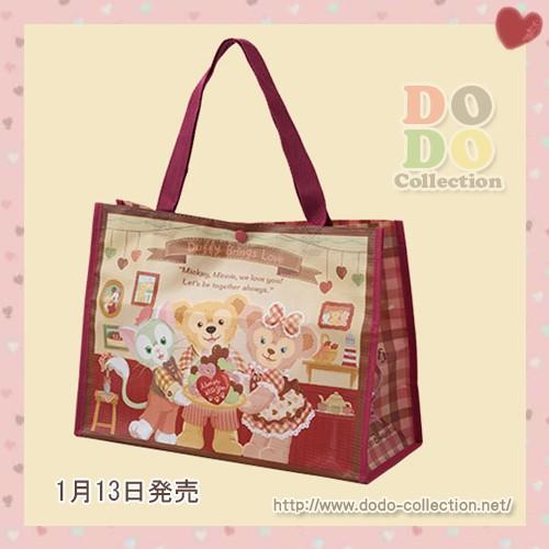 スウィート・ダッフィー　メインデザイン　ショッピングバッグ　　デイリーグッズ　2017年　東京ディズ...