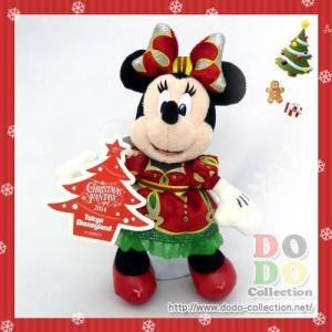 ミニー　ぬいぐるみバッジ　ディズニー　クリスマス　ファンタジー　2014年　東京ディズニーランド　限定　グッズ　お土産｜dodo-collection