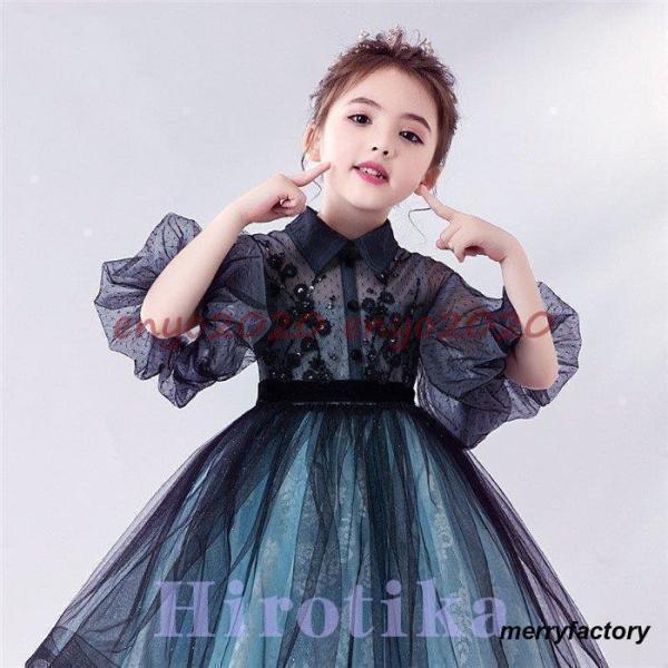 子供ドレス 女の子 春夏秋冬ピアノ発表会 膝丈 ドレス 結婚式 キッズ フォーマル ドレス 子どもド...