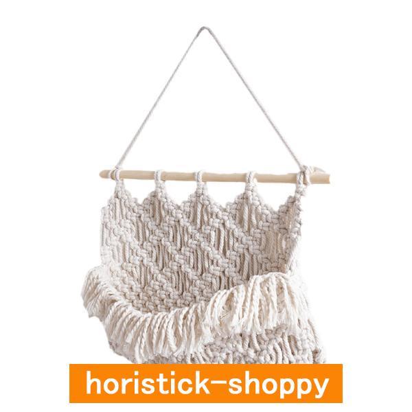 マクラメの壁吊りタペストリーハンドメイド織物タペストリー収納バッグノベルティアートデコレーションハン...