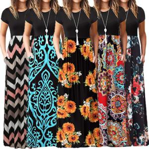 ノースリーブロングワンピース ロングワンピース マキシ丈ワンピース ノースリーブワンピース レディース ワンピース ノースリーブ ウエスト切り替え 花