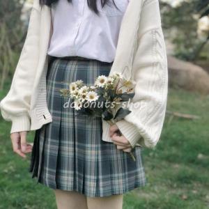 スクールスカートチェック柄女子高生制服スカートセーラー服学生制服JK春秋春夏スクールスカート中学学生服高校生学生おしゃれ｜dodonuts-shop