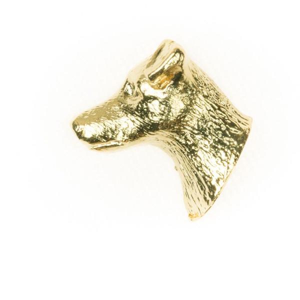 【※要 発送期間 約1〜3ヶ月】 ジャックラッセルテリア イギリス製 22ctゴールドメッキ アート...